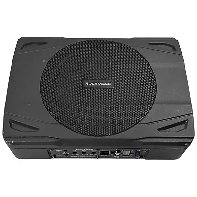 Rockville SS8P 400-Watt 8  Slim Under-Seat Active Powered Car/Truck Subwoofer • $64.99