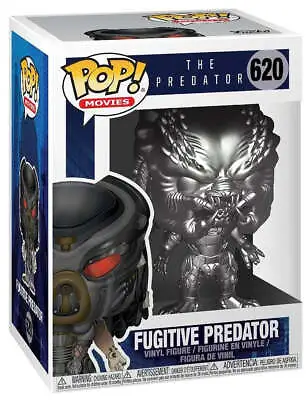 Funko Pop Movies | The Predator | Fugitive Predator #620 | Gun Metal Chrome • £17.99