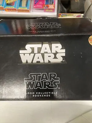 Star Wars Logo Collectible Bookends New In Box • $225