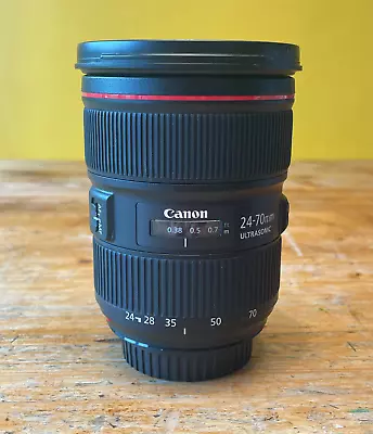 Canon EF 24-70mm MK II F2.8 L USM AF Zoom Lens **SPARES OR REPAIR** • £113