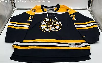 Reebok Boys Black Boston Bruins Milan Lucic NHL Hockey Jersey Size L/XL • $9.99