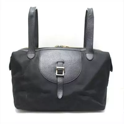 Meli Melo Handbag - Black Nylon Leather • $187.08