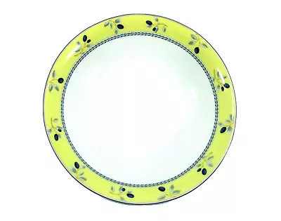 £14.60 • Buy Royal Doulton Blueberry ROUND VEGETABLE BOWL Yellow And Blue