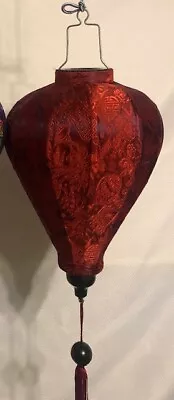 18  AUTHENTIC VIETNAMESE SILK LANTERN — Garlic Umbrella • $20