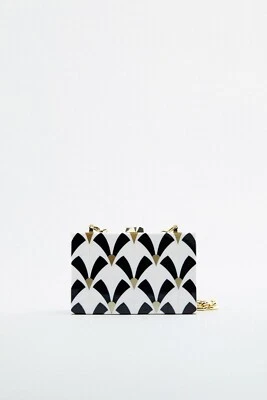 $59 • Buy Zara Geometric Print Box Clutch