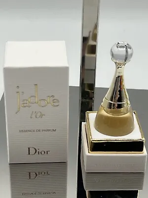 J'adore L'Or By Dior Essence De Parfum Mini 3.5mL 0.12o Dab Bottle New In Box • $28.99