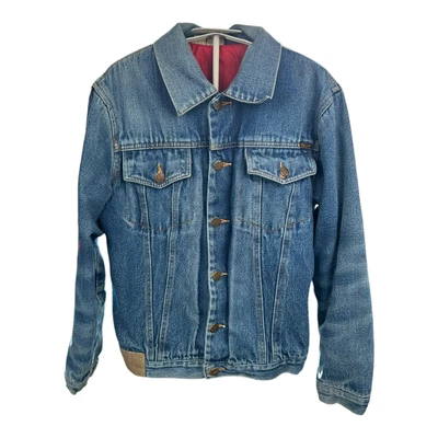 $37.55 • Buy Denim Jacket Indigo Blue Lined Vintage 90's Home Guard Womens Sz Medium 19  P2P
