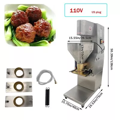 Stainless Steel Meatball Former Electric Automatic Meat Ball Making Tool Meatbal • $1937.15