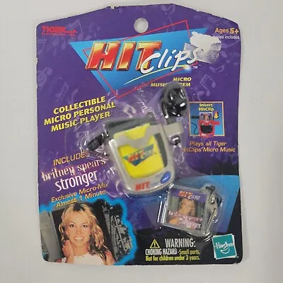 Hasbro Tiger Hit Clips Micro Personal Music Player Britney Spears STRONGER New • $23.99