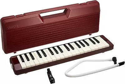 Yamaha P-37D Pianica （Melodica） Wind Keyboard Wine Red • $93.99