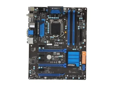 MSI Z77A-G45 MS-7752 Motherboard Intel Z77 LGA1155 DDR3 ATX VGA HDMI Tested • $85