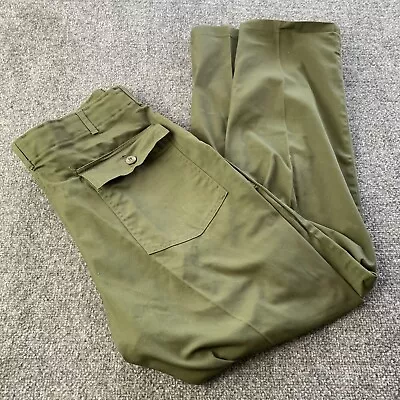 Army Cargo Trousers Pants Utility Mens Combat Utility Green Size 38x31 (36x32) • $24.88