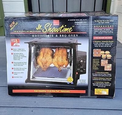 NEW Ronco Showtime Jr. 2500 Black Rotisserie BBQ Oven Sealed! • $100
