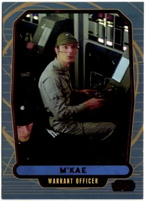 Star Wars Galactic Files Series 2 Card #492 M’Kae Warrant Officer Red 27/35 • £24.99