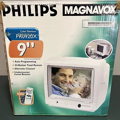 Phillips 9 Inch CRT TV  Retro Gaming PR0920X101 Retro Gaming Under Counter Works • $99.99