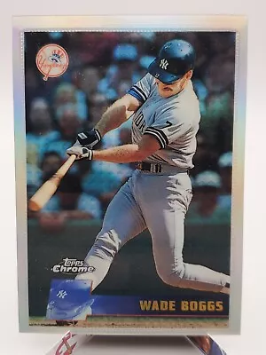 1996 Topps Chrome Refractor #127 Wade Boggs New York Yankees GORGEOUS CARD!!! • $19.50