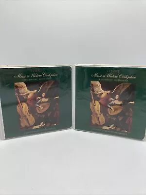 Music In Western Civilization Volume I And II 12 CD Set By Wright And Simms • $12.75