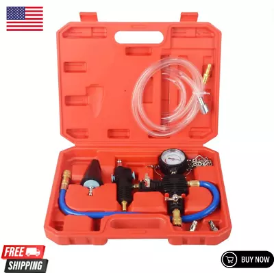 Professional Radiator Cooling System Vacuum Purge Coolant Refill Tool Kit Set • $49.99