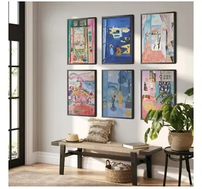 £4.99 • Buy Wall Art Prints - Set Of 6 Henri Matisse Aesthetic Posters For Aesthetic