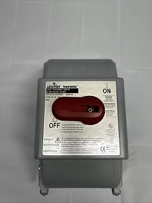 Leviton Power Switch Safety Disconnect Switch 60amp-600 Volt Ac Max • $125