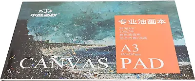 A3 Canvas Pad Oil Drawing Paper 420 X 297 Mm Drawing Tool A3 Oil Painting Pape • £28.74