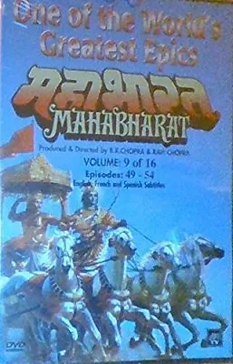 Mahabharat  DVD VOL 9 EPISODES 49-54 SUBTITLES IN Hindi English French Spanish • $8