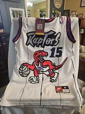 Men's Nike NBA Toronto Raptors #15 Vince Carter Stitched Jersey Size Small • $45