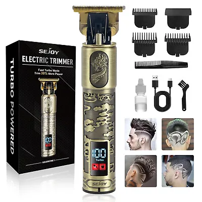 SEJOY Men's Styling Electric Hair Trimmer Clipper Beard Shaver Cutting Cordless • $24.99