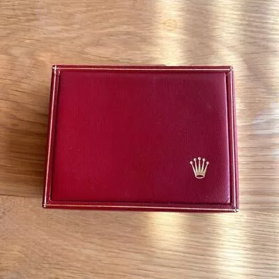 Rolex Womens Ladies Red Watch Case Vintage Empty Box Authentic • $199.19