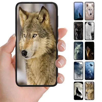 For Samsung Galaxy Series - Wolf Wolves Print Mobile Phone Back Case Cover #3 • $6.44