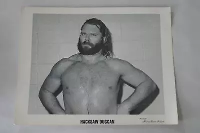 Original Vintage Houston Wrestling Hacksaw Duggan Promo Photo Still  8 1/2 X 11 • $26