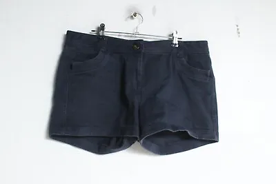 George Womens Mini Safari Shorts - Navy - Size 14 (45e) • £2.34