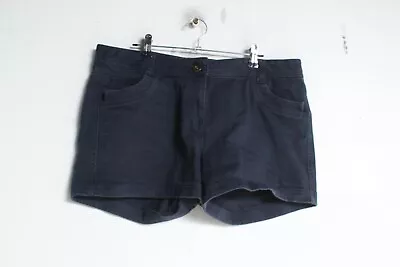 George Womens Mini Safari Shorts - Navy - Size 14 (45e) • £3.49