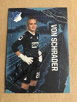 Lina Von Schrader  Germany 🇩🇪 TSG 1899 Hoffmann 2022/23 Hand Signed • $39.99