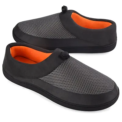 VONMAY Mens Comfortable Warm Slippers Soft Slip On Adjustable House Shoes  • $21.99