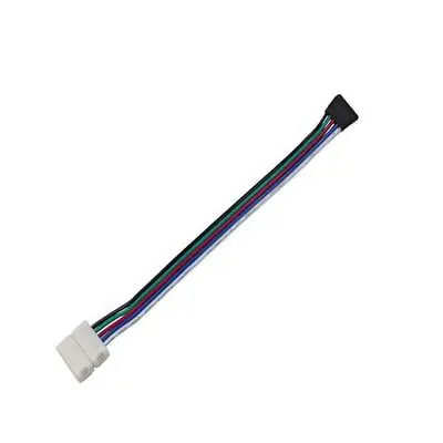LED Strip Connector Cable 2/4/5 Pin Hippo Adapter Clip Wire Extension RGB/W 5050 • £2.97