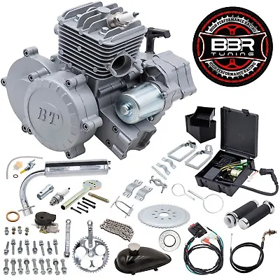 66/80cc BBR Tuning Bullet Train Electric Start Engine Kit - Silver • $399.95