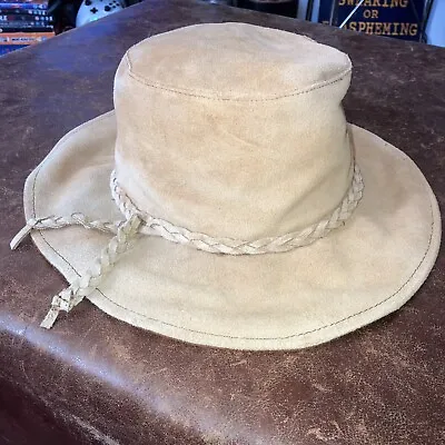 £14.95 • Buy Minnetonka Aussie Outback Bush Hat Genuine Leather Size M