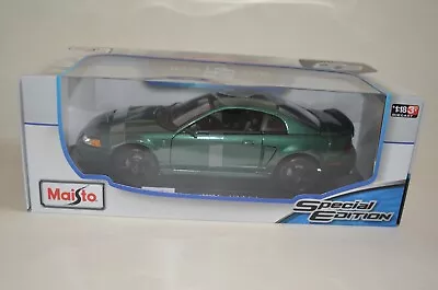 1/18 Maisto 2003 Ford Mustang SVT Cobra Green New Special Edition • $60