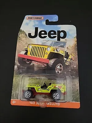 43 Jeep Willys 1:64 Scale From The Jeep Series By Matchbox • $11.99