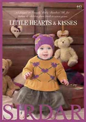 £5 • Buy Sirdar Little Hearts & Kisses Snuggly Baby Bamboo DK Book 443 Patterns 0-7 Yrs