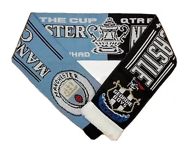 Manchester City V Newcastle United 16/03/2024 FA Cup Match Scarf FREEPOST • £7.99