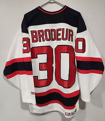 Martin Brodeur Vintage New Jersey Devils CCM NHL Jersey Mens Large Maska • $169.99