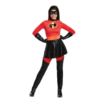 Womens Mrs. Incredible Skirted Deluxe Halloween Costume • $48.92