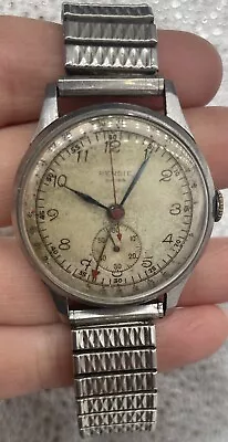 Vintage Rensie Watch Military Style For Parts • $169.99