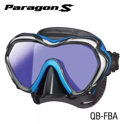 Tusa Paragon S Mask - Fish Tail Blue; Dive Masks; (M-1007SQB-FBA) • $220