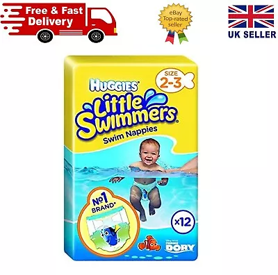 Huggies Little Swimmers Swim Nappie- Size 2/3-12 Nappies • £7.35