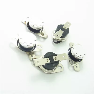 £2.99 • Buy 10A 250V Temperature Switch Control Sensor Thermal Thermostat 35°C-160°C NO/NC