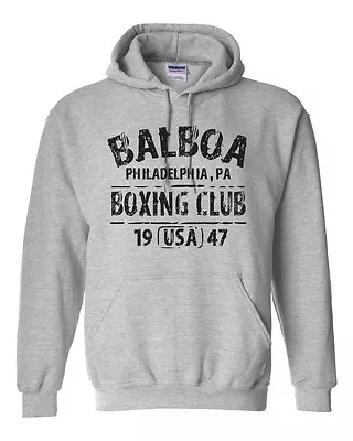 $18.95 • Buy BALBOA BOXING CLUB ROCKY Movie Retro Set Gym Men's Hoodie 255