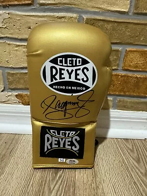 Manny Pacquiao Signed Auto Cleto Reyes Gold L Boxing Glove Psa Loa Proof • $279.88